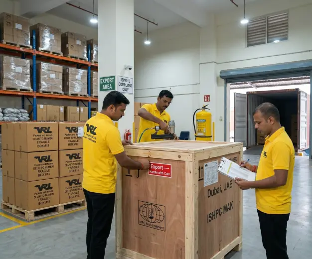 International relocation project — overseas moving with customs clearance by VRL Logistics