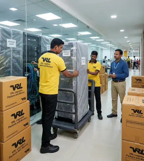 Office shifting project — corporate relocation with minimal downtime by VRL Logistics